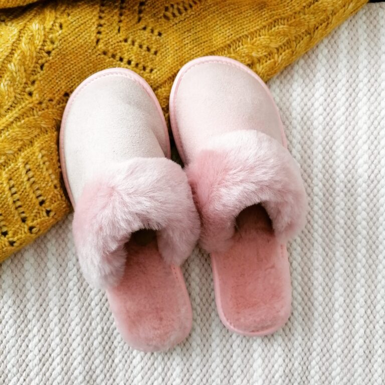 Unique Handmade Sheepskin Slippers by HomieeStudio