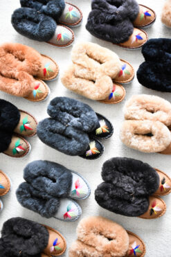 Women's Handmade Sheepskin Slippers - Lucky Dip
