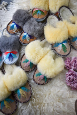 Sheepskin Handmade Mule Slippers - Lucky Dip