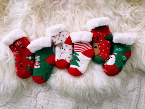 Grip Baby Christmas Socks