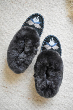 Women's Handmade Sheepskin Slippers - Ayla