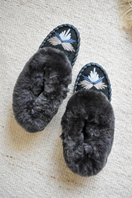 Women's Handmade Sheepskin Slippers - Ayla