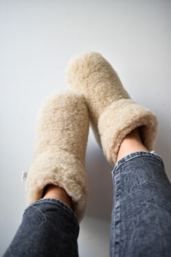 Helsinki Wool Slipper Boots