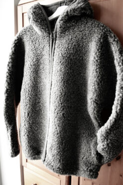 Nia Wool Bomber Jacket - Graphite