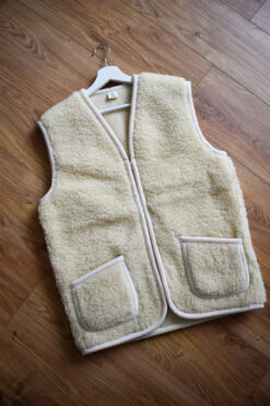Wool Bodywarmer - Natural