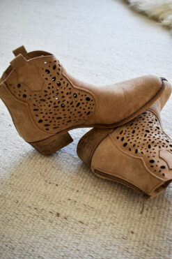 Openwork Ankle Boots