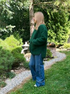 Fern Merino Wool Jacket  - Bottle Green