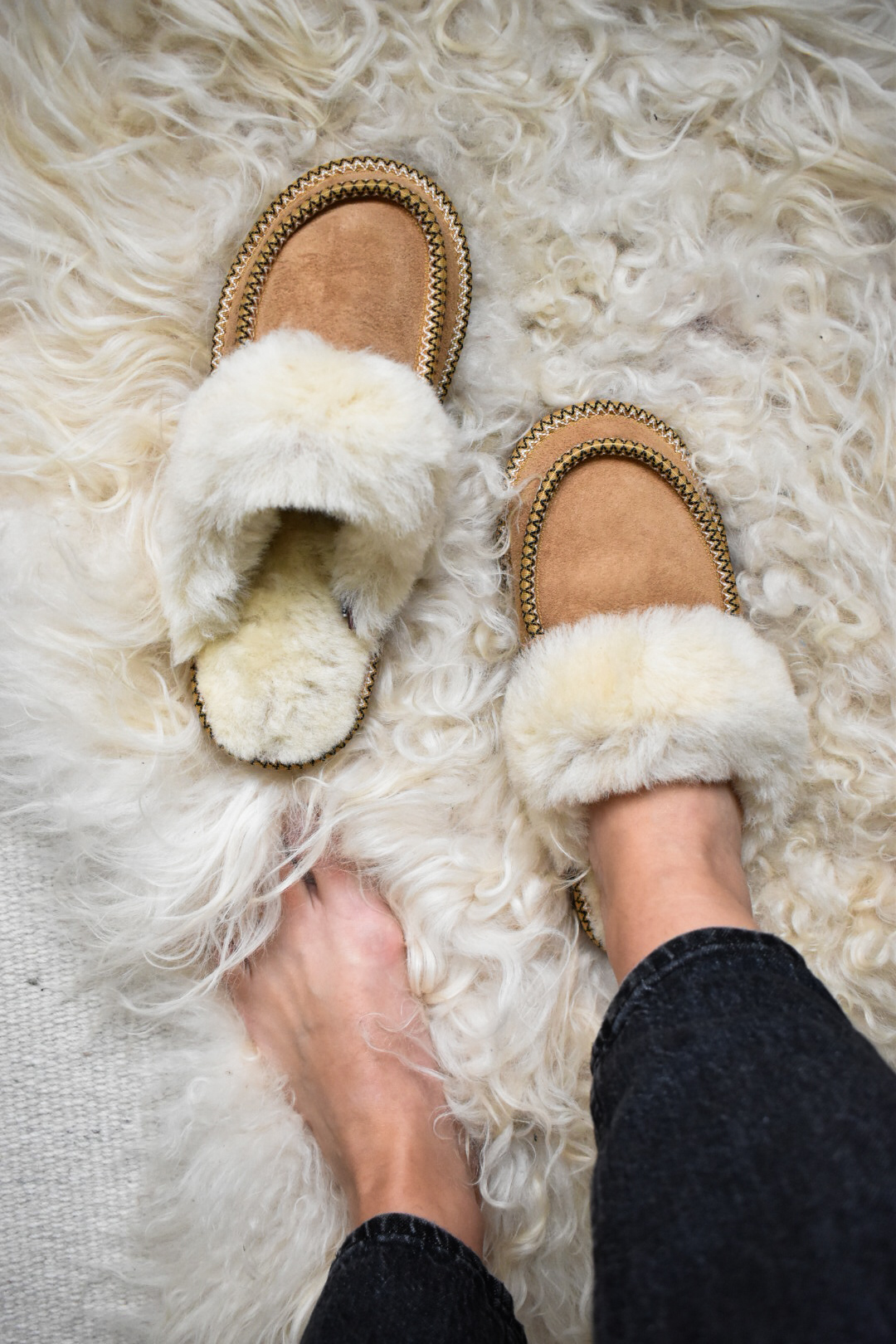 Beti Sheepskin Mule Slippers