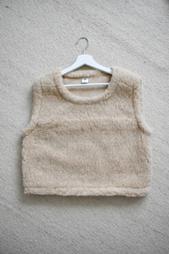 Merino Wool Vest - Beige