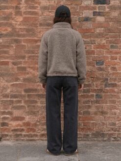 Alternative view of High Funnel Neck Merino Wool Bomber Jacket Zoe - Brown