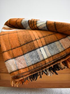 Alternative view of Pure Wool Blanket - Amber