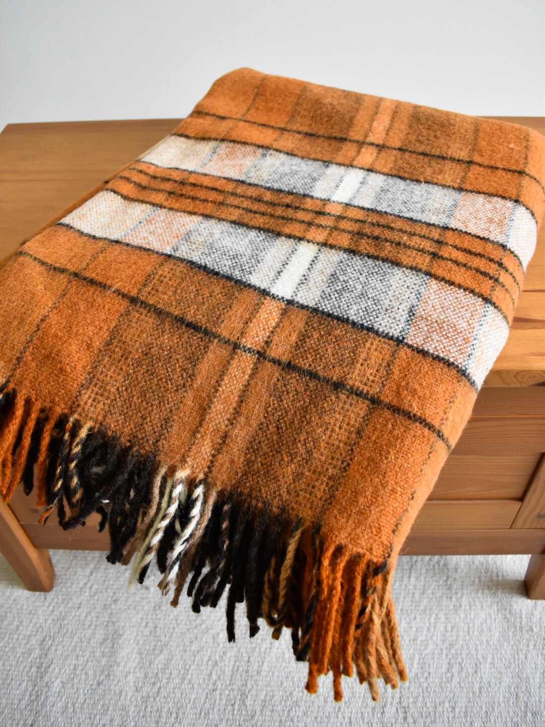 Pure Wool Blanket - Amber - Image 3